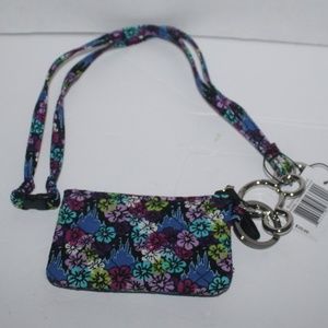 Vera Bradley Lanyard & Zip ID Mickey NWT